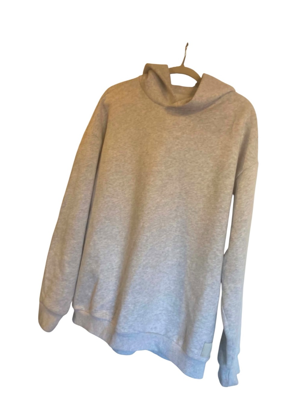 NWT Vuori Restore Hoodie PALE GREY HEATHER Size XL